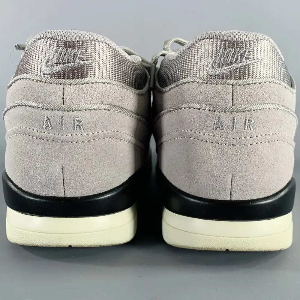 NIKE Size 12 Alpha Force 88 Grey Suede Rubber Sole Sneakers